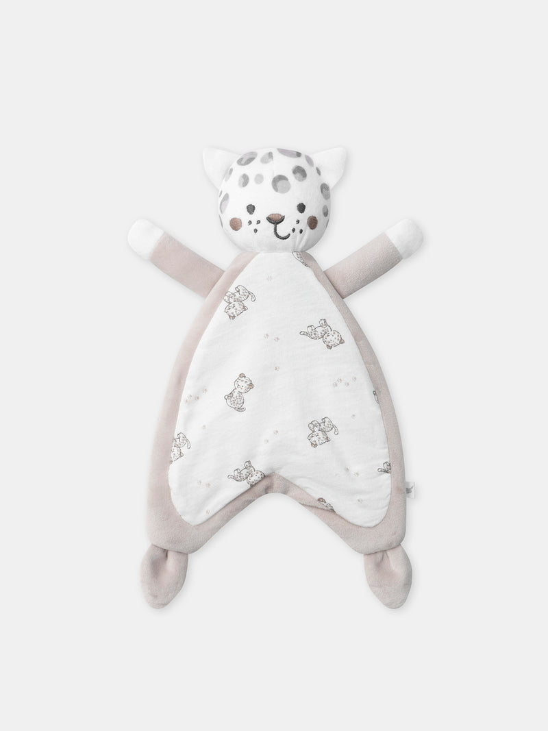 Doudou panthère gris Naissance Mixte