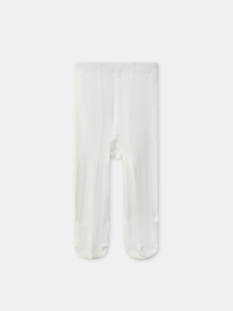 Set Kleid mit Blumenmuster + Weste + Strumpfhose für Mädchen
