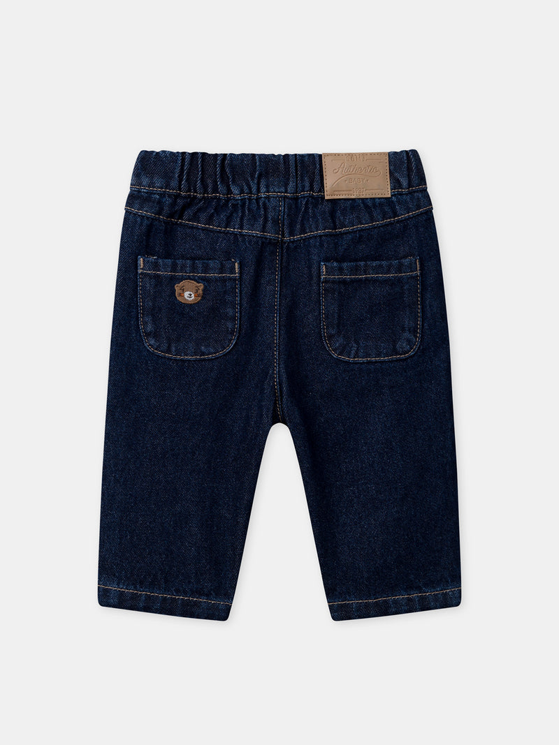 Dunkelblauer Baby-Junge Jeans