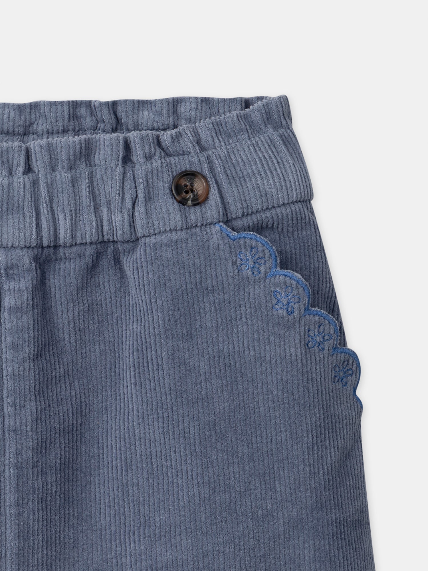 Blaue Samtgirlenrock