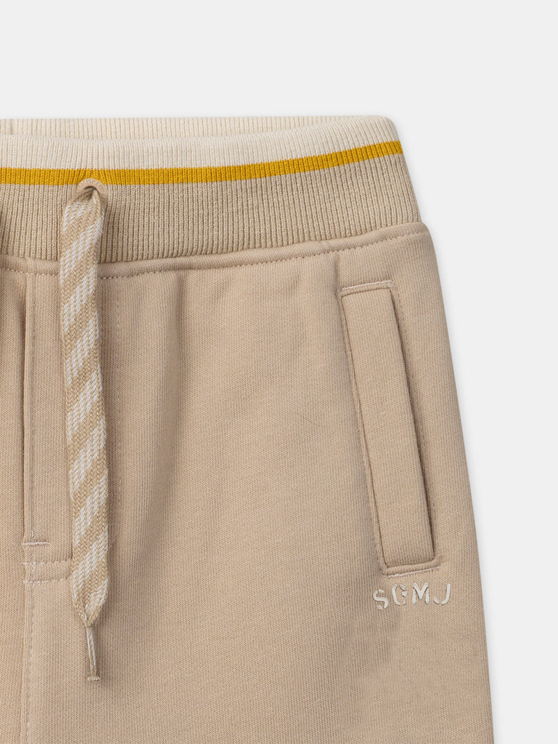 Beige Jogginghose für Jungen