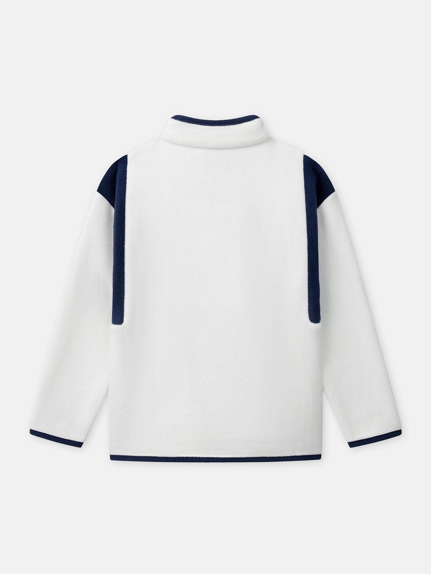 Gilet zippé blanc Garçon