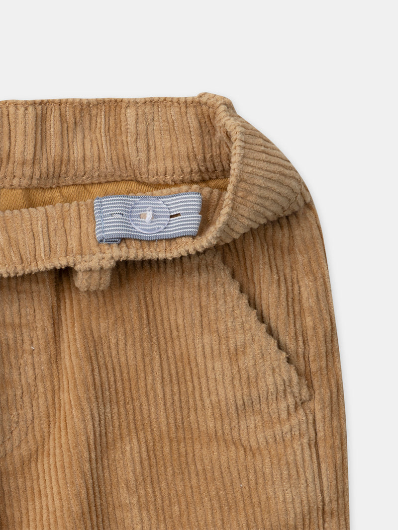 Braune Cord-Hose für Jungen