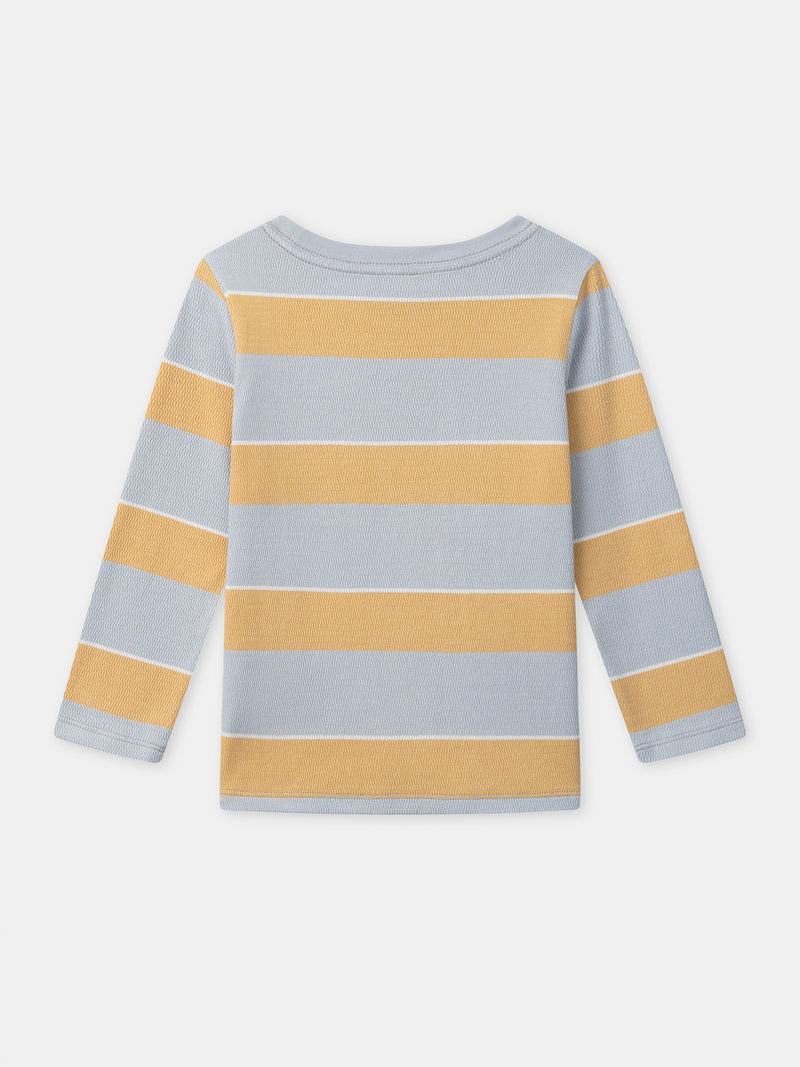 Gestreiftes Langarm-T-Shirt für Jungen