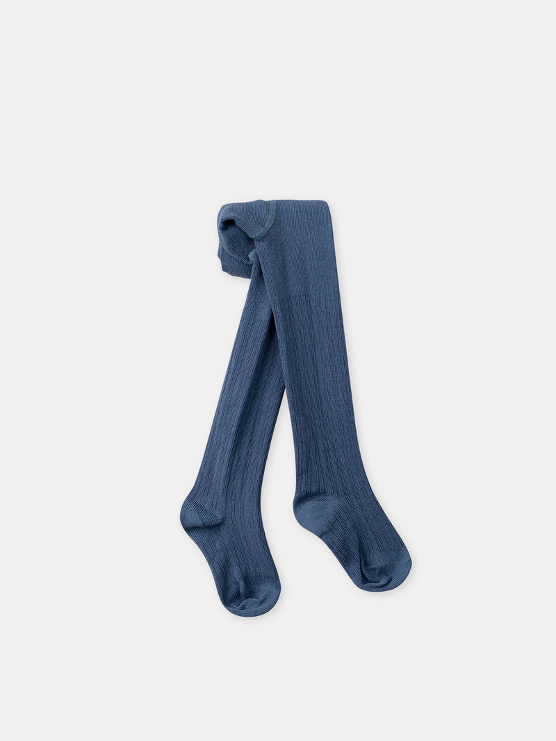 Blaue Strumpfhose für Mädchen