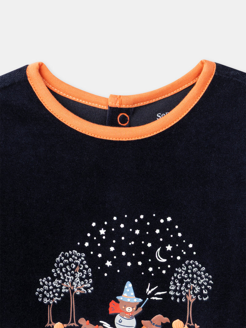 Grenouillère bleu marine Bébé Garçon