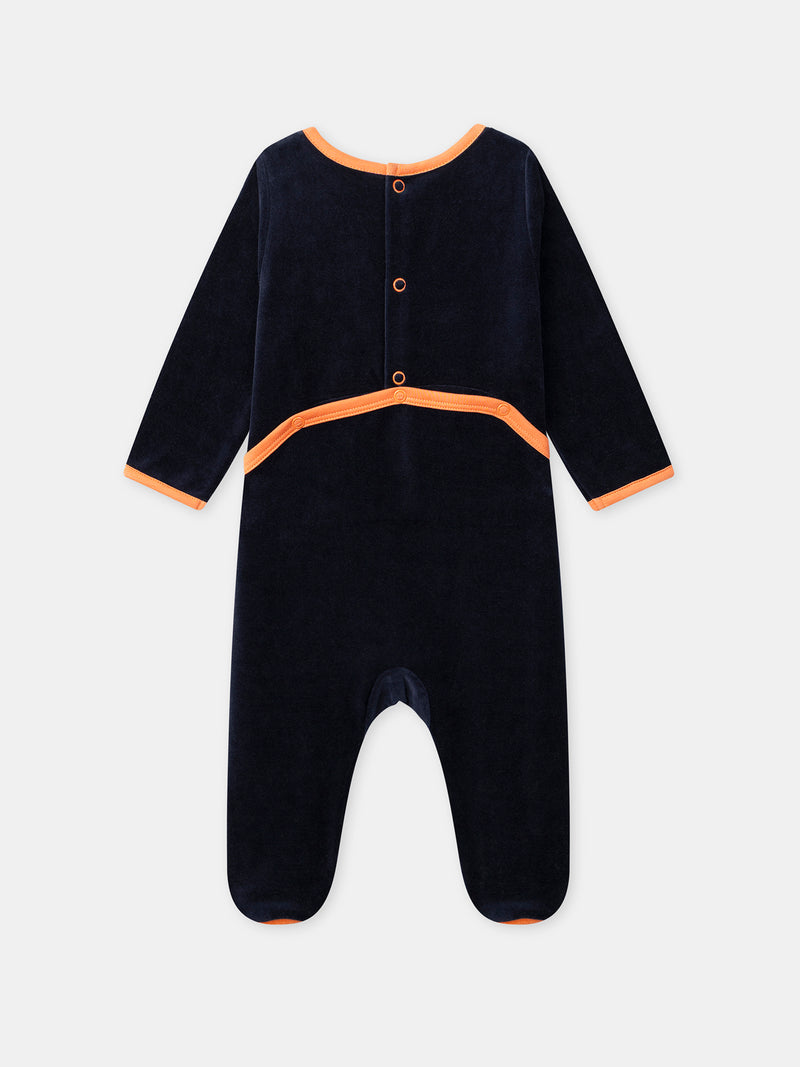 Grenouillère bleu marine Bébé Garçon
