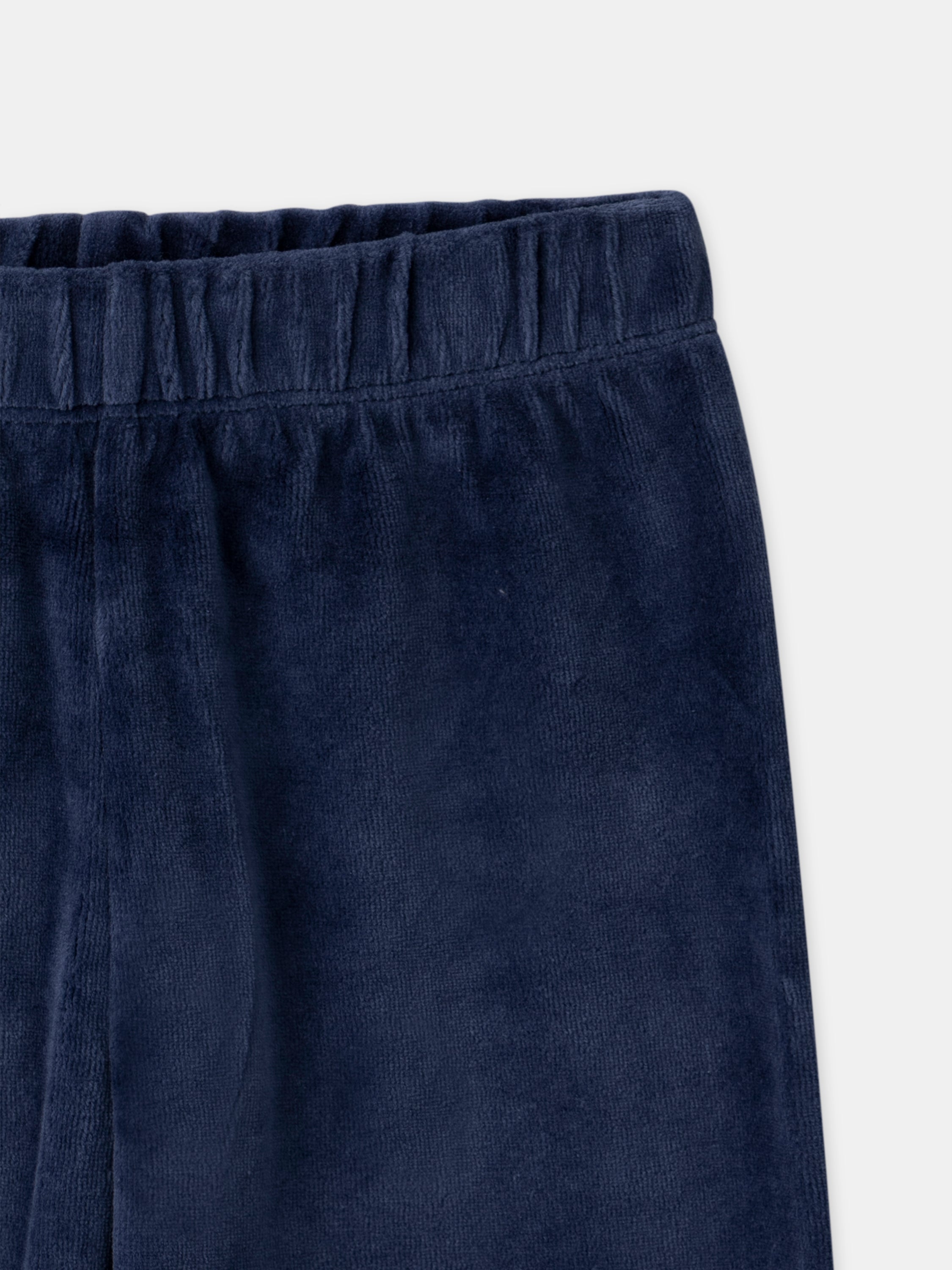 Marineblauer Velours-Pyjama + Umhang für Jungen