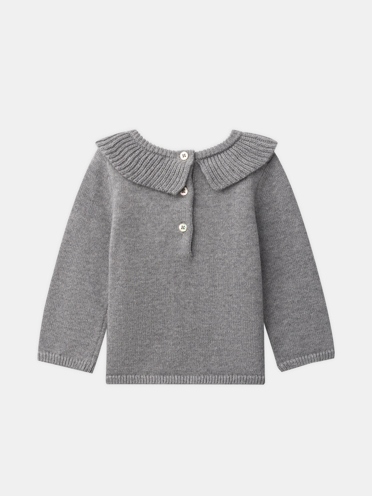 Ensemble pull et pantalon gris Naissance Fille