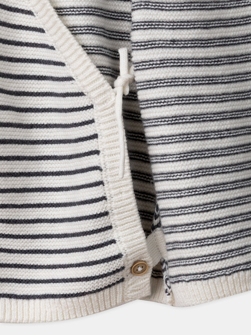 Ensemble tricot brassière + pantalon + chaussettes Naissance Mixte