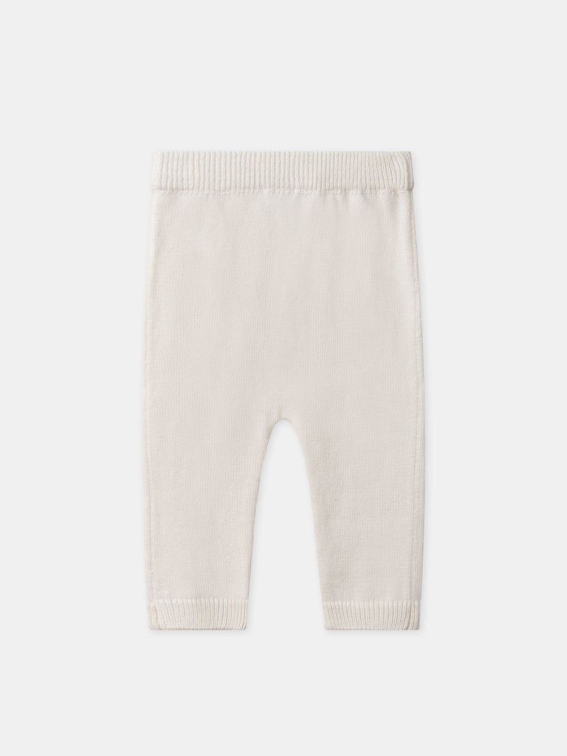 Ensemble tricot brassière + pantalon + chaussettes Naissance Mixte