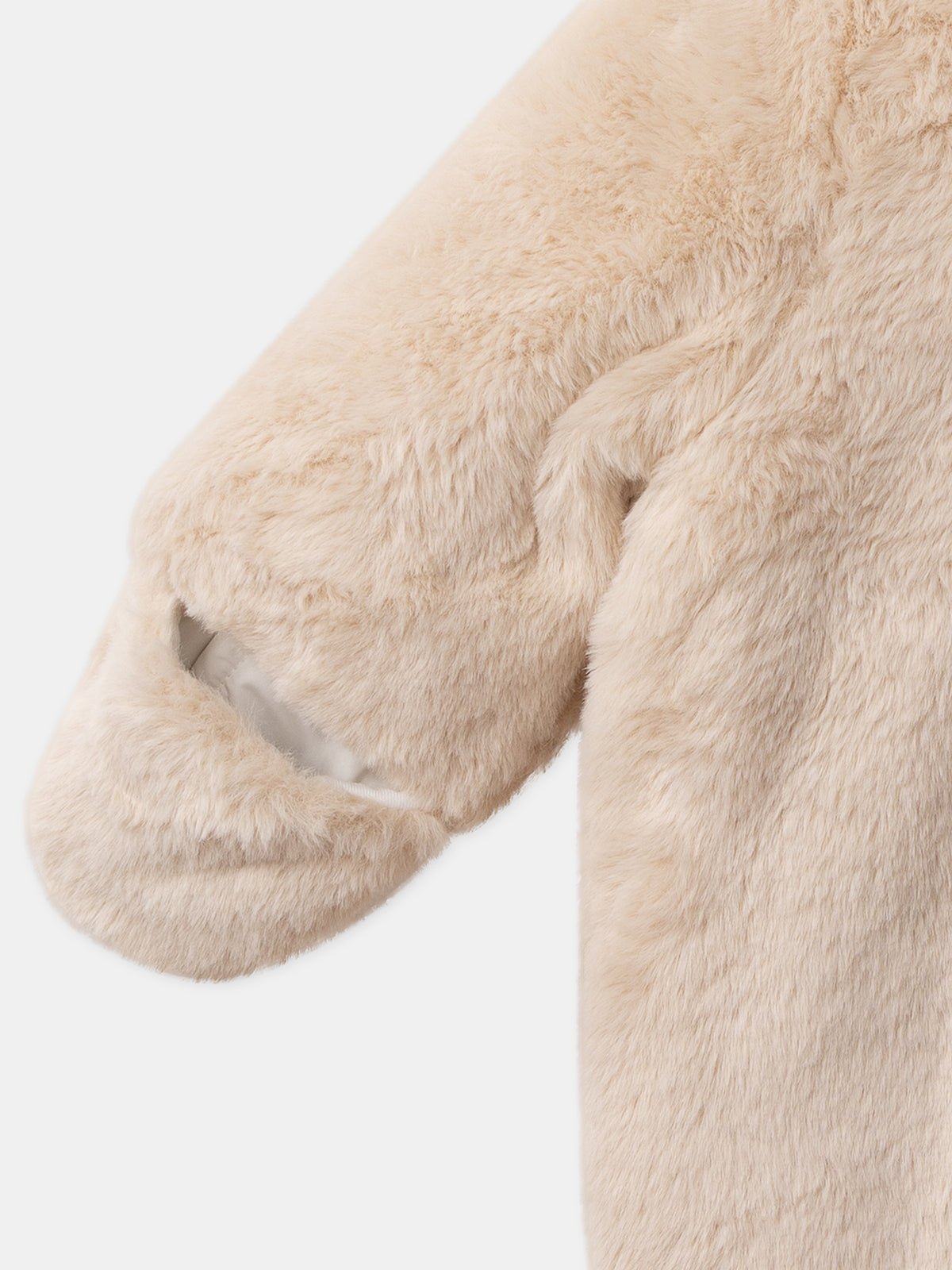 Beige Geburtsjäckchen für Unisex