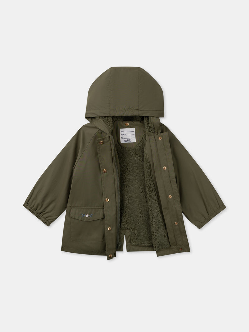 Parka 3 en 1 kaki Bébé Fille