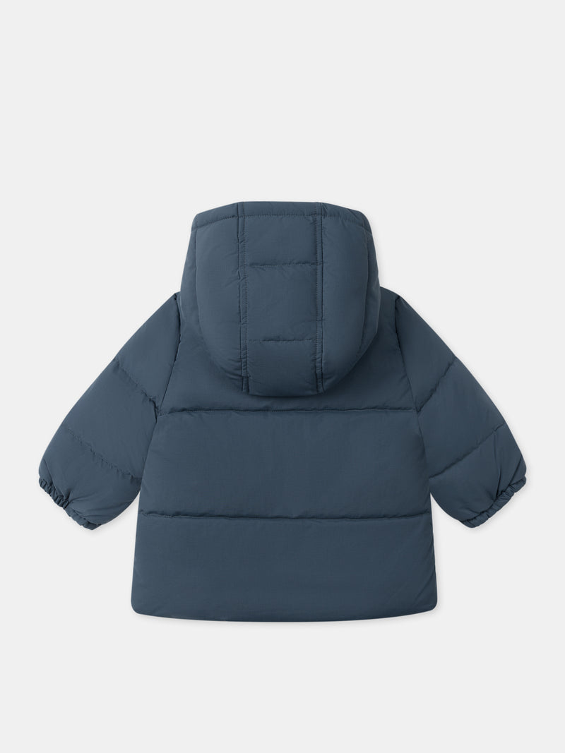 Blaue Steppjacke für Baby Jungen