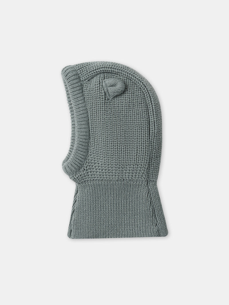 3D-Ohr-Mütze Grün Baby Mädchen