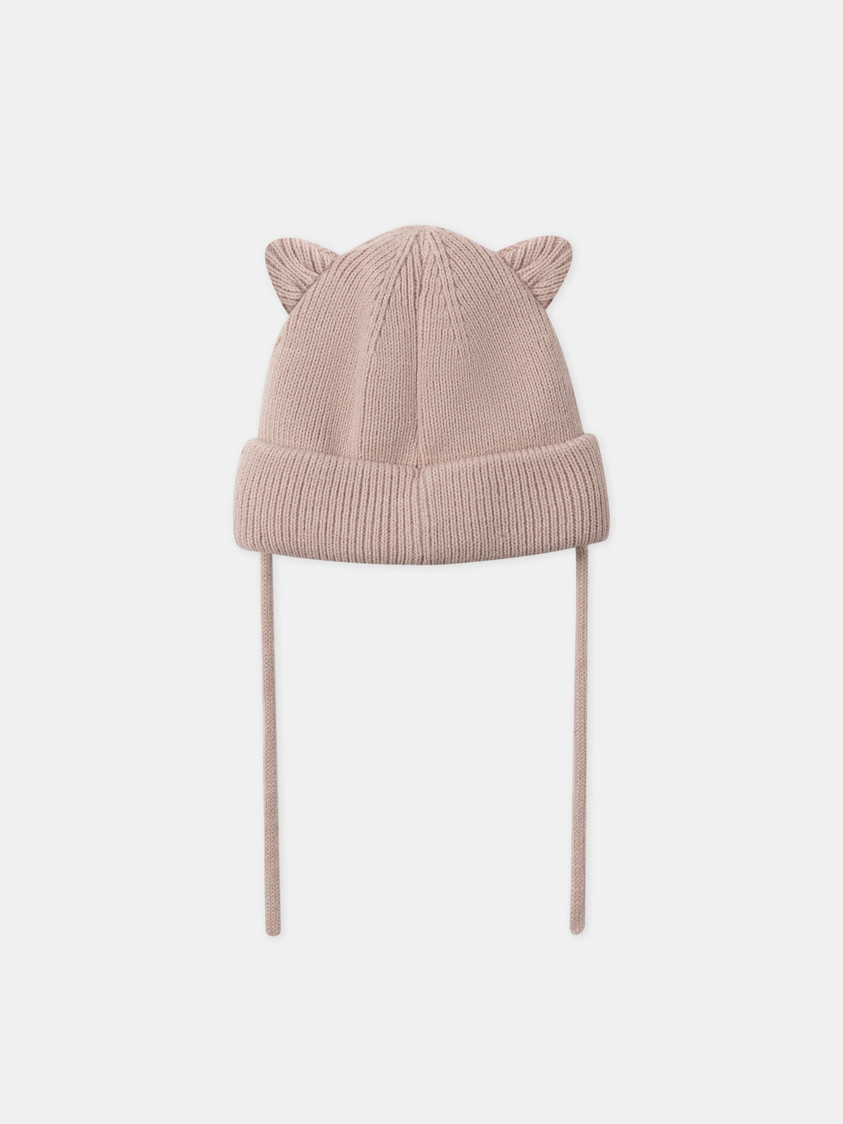 Baby-Mädchen-Rosenmütze-Rehgesicht