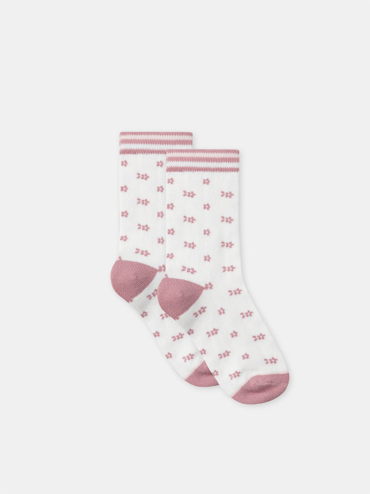 Lot de 5 chaussettes roses pingouins Fille