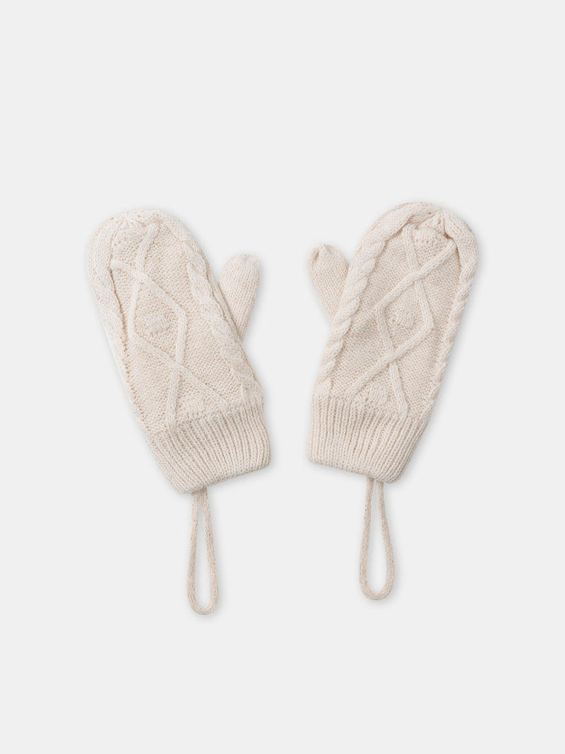 Ecru-Mitten Mädchen
