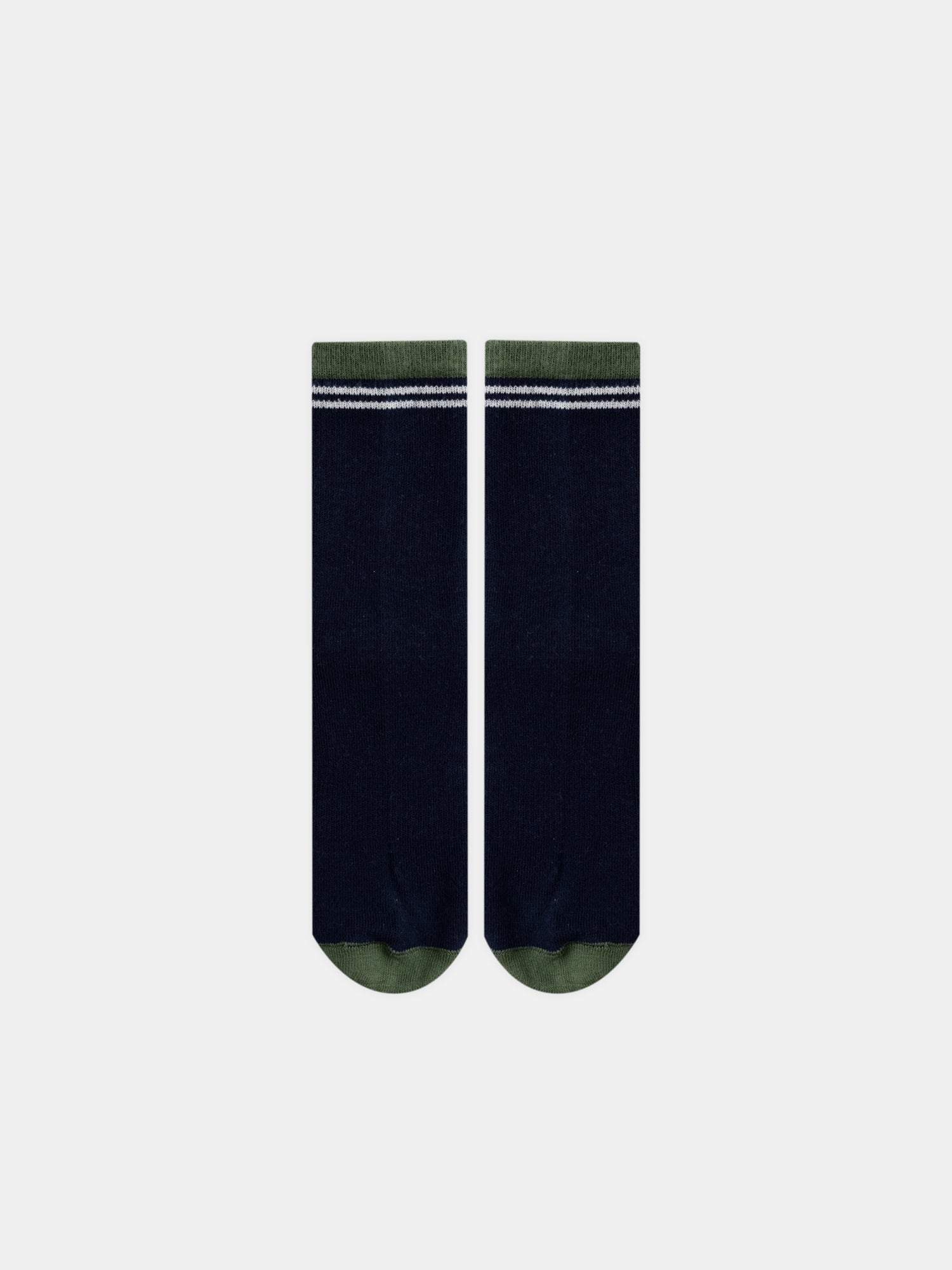 Set aus 5 Paar Socken mit Streifen oder einfarbig für Jungen