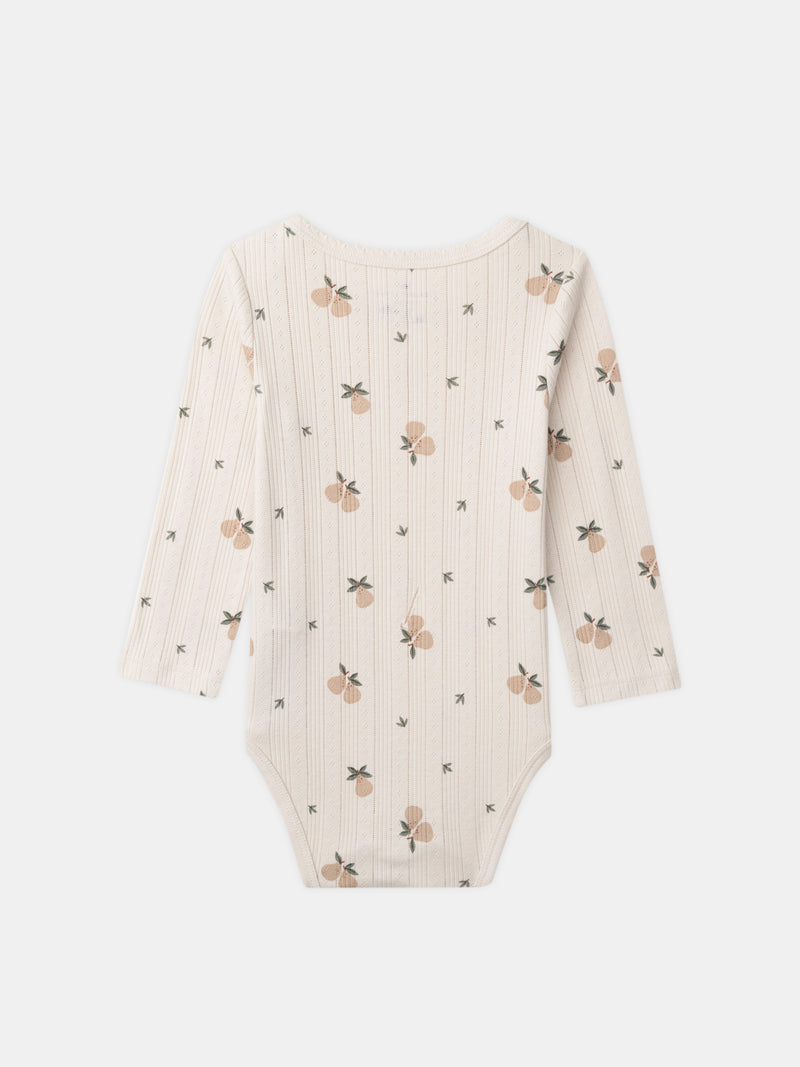 Set aus 2 langarm Bodys für Baby Mädchen