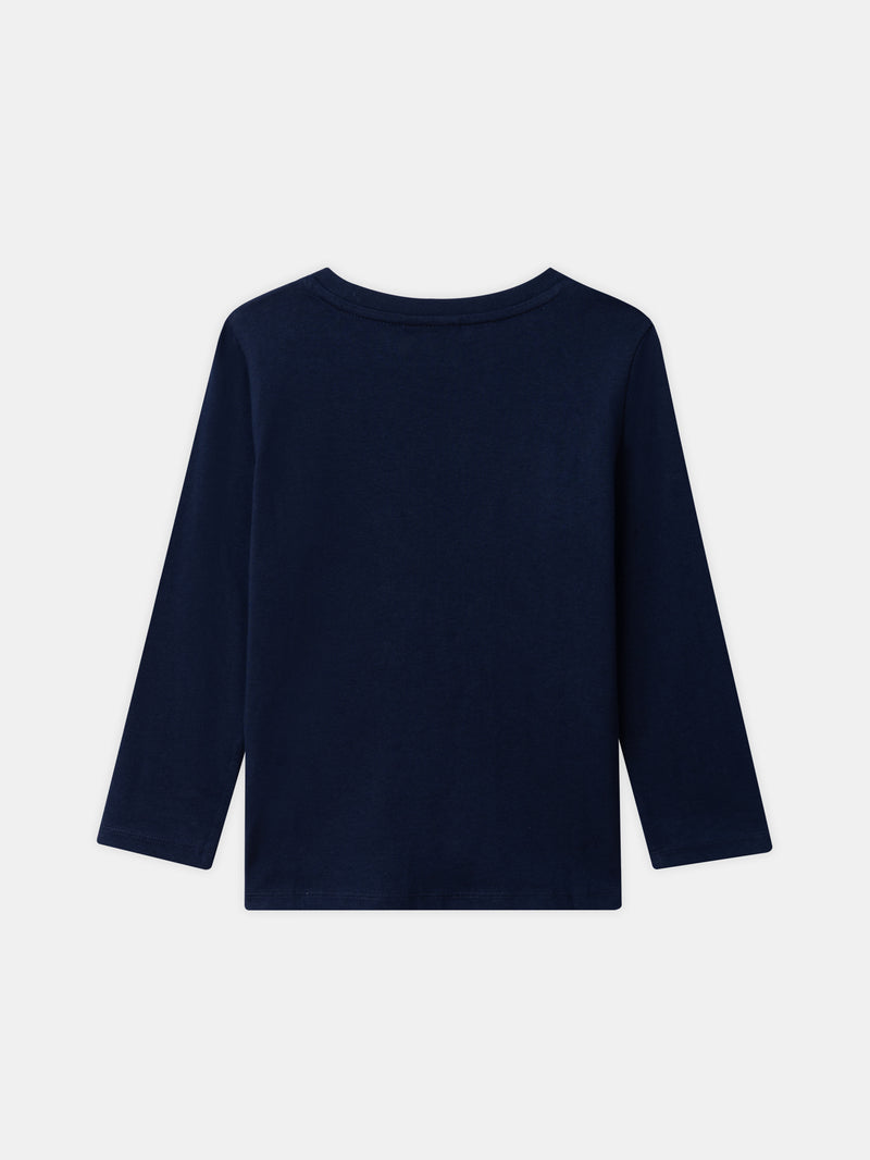 Harry Potter Pyjama in Marineblau mit "Hogwarts" Druck für Mädchen