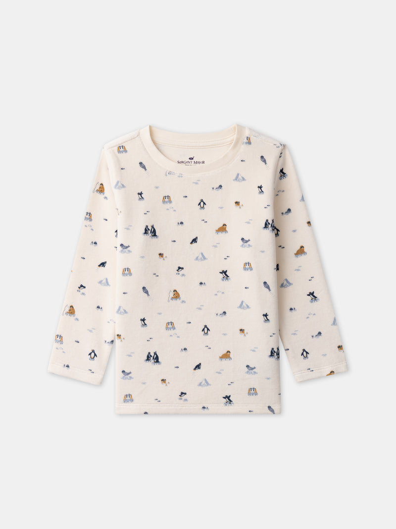 Pajama-creme-muster-Eisberg-Jungen