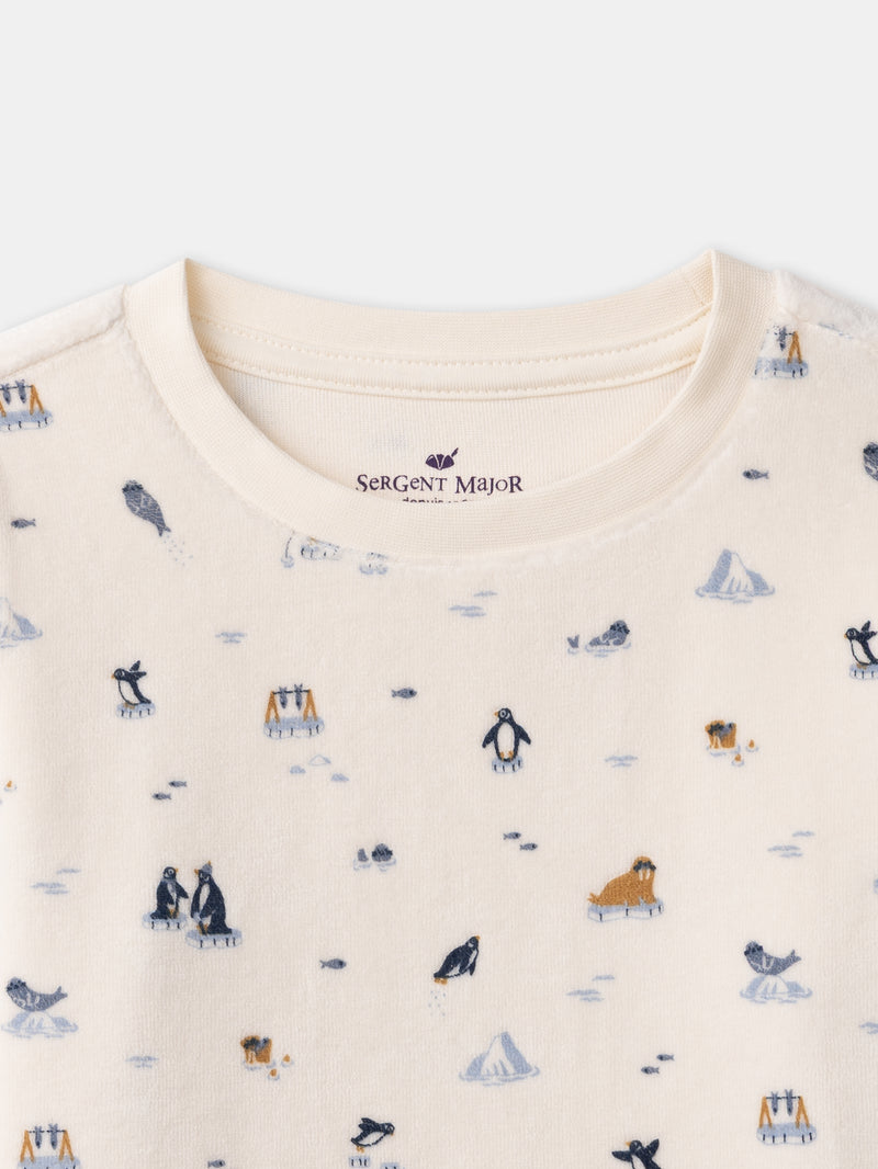 Pajama-creme-muster-Eisberg-Jungen