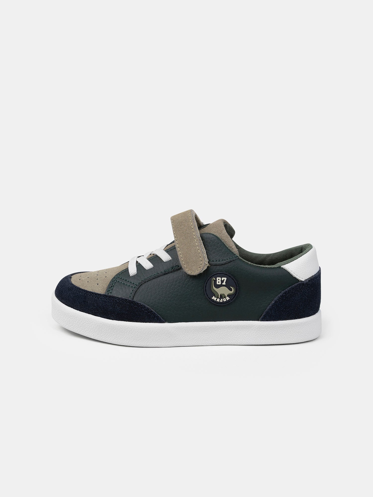 Dreifarbige Klett-Sneaker für Jungen