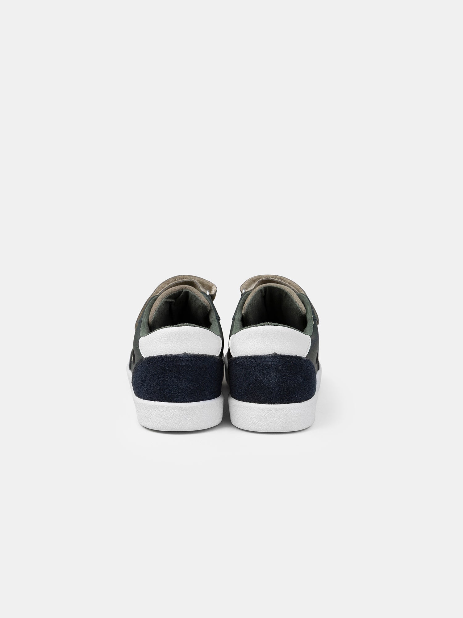 Dreifarbige Klett-Sneaker für Jungen