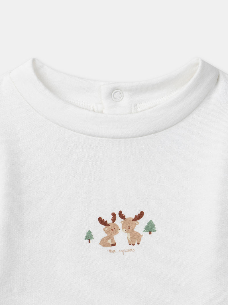Grünes gestreiftes Set + Body + Socken für Neugeborene Jungen