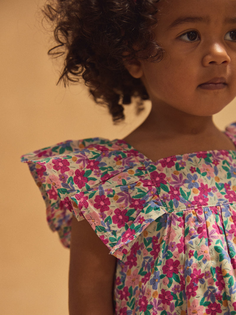 Robe imprimé fleuri Bébé Fille