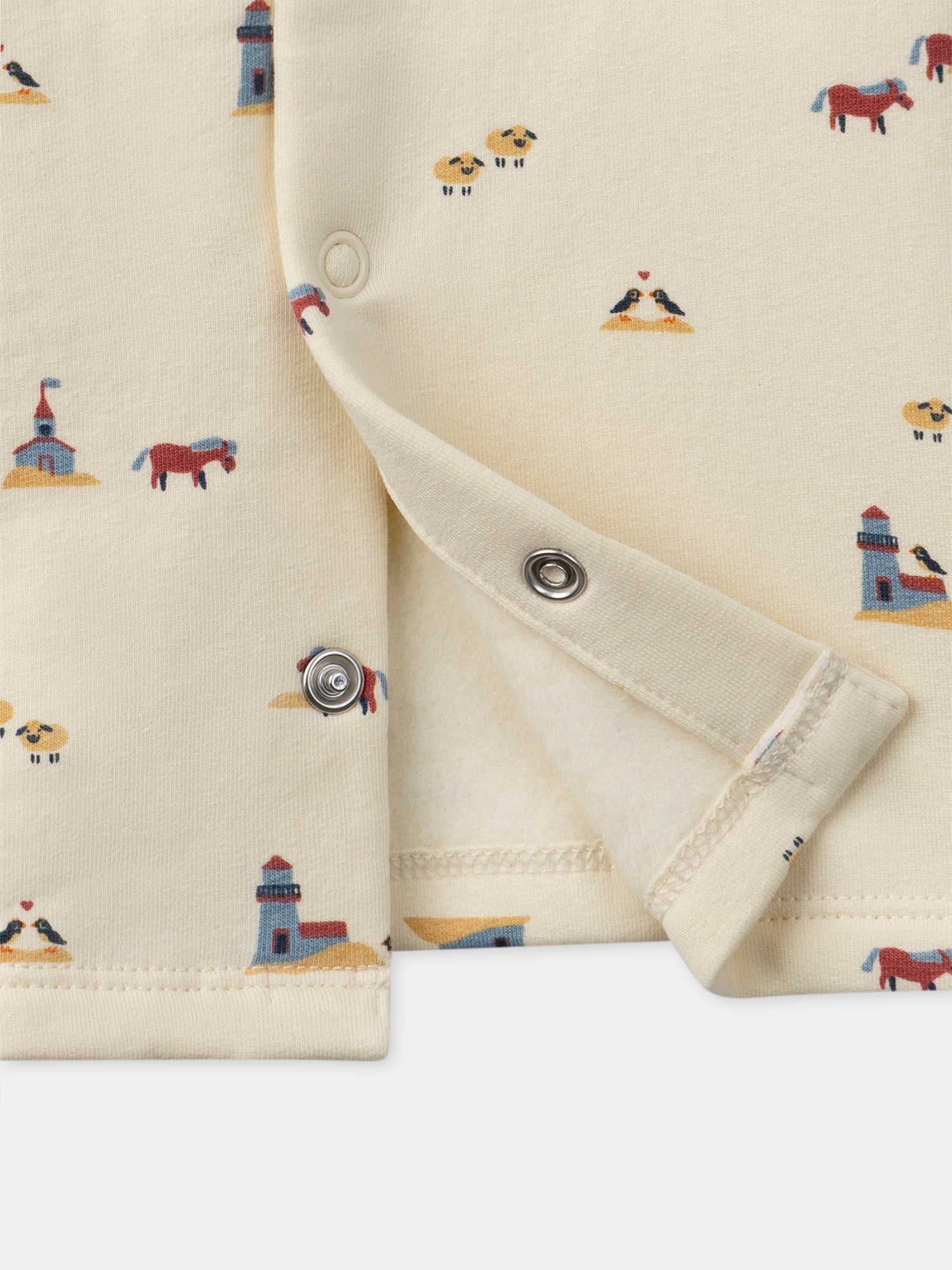 Baby-Body mit blauen Streifen für Jungen