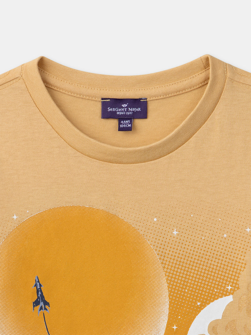 Gelbes Langarm-T-Shirt für Jungen
