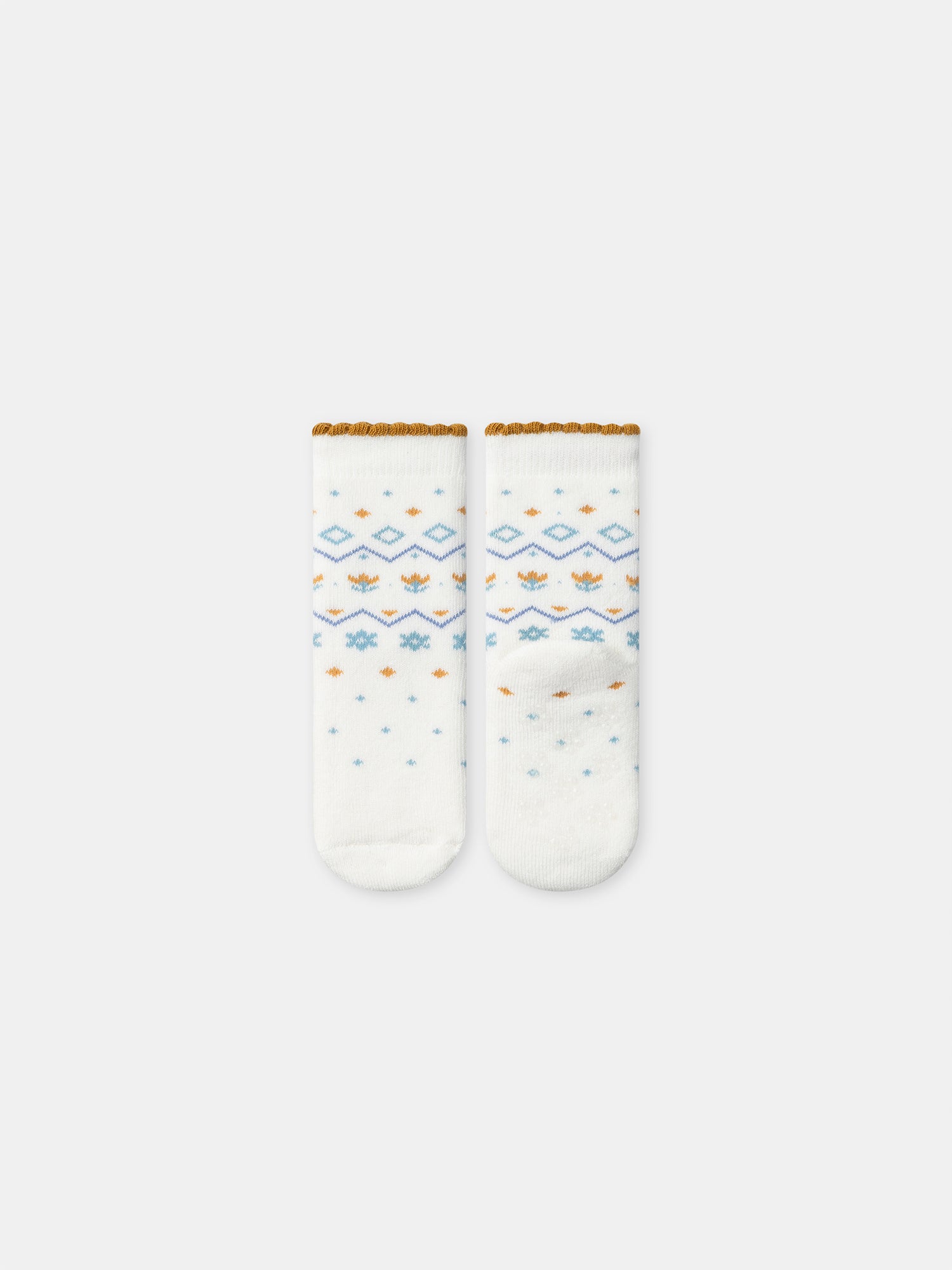 Ecrufarbene Chaussettes