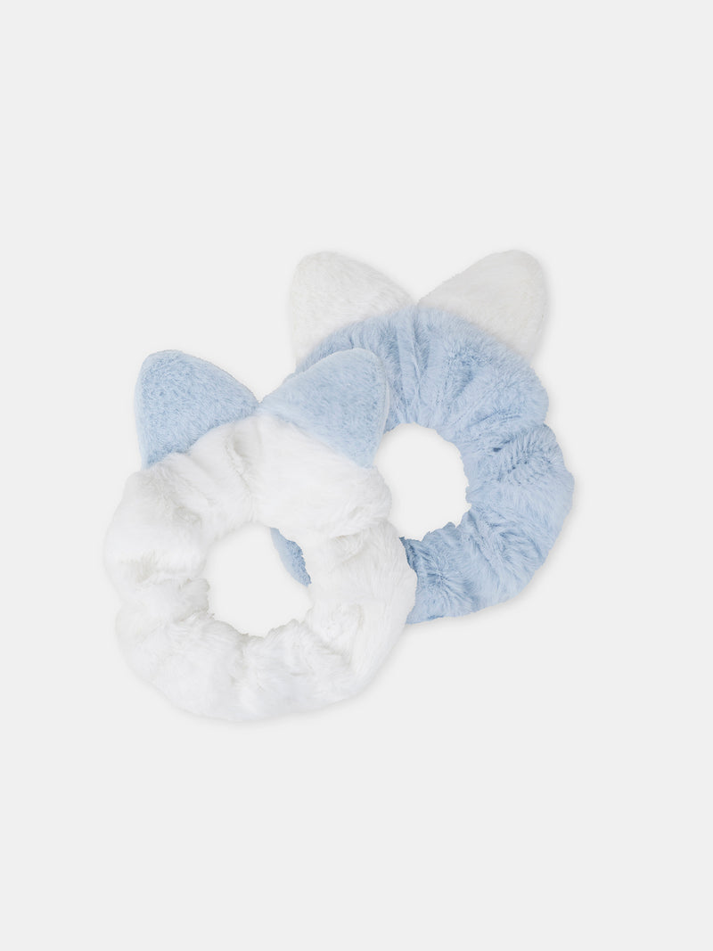 2 élastiques oreilles de chat Fille