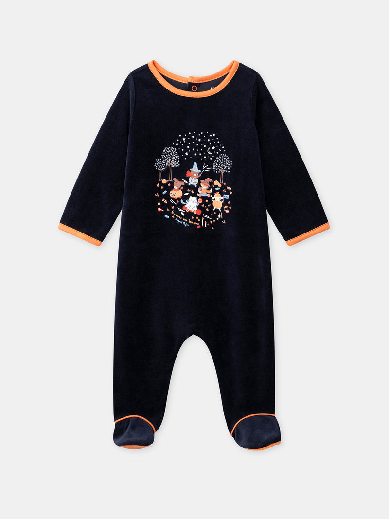 Grenouillère bleu marine Bébé Garçon