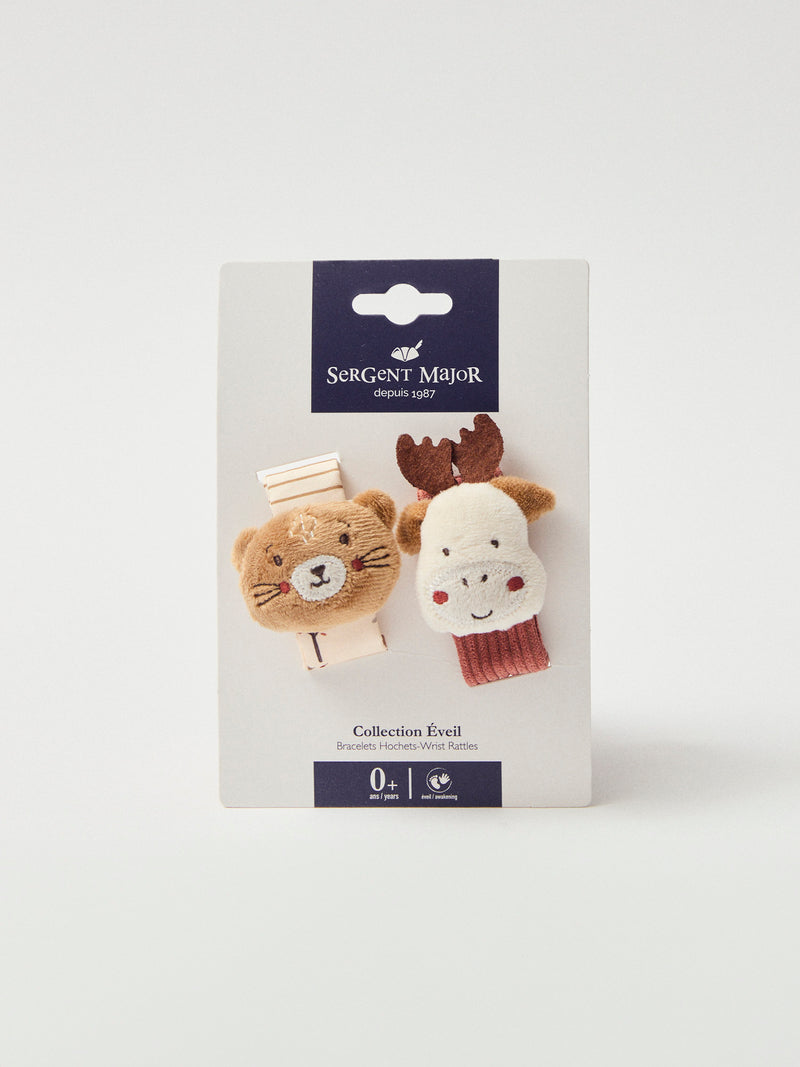 2 hochets chat ou cerf