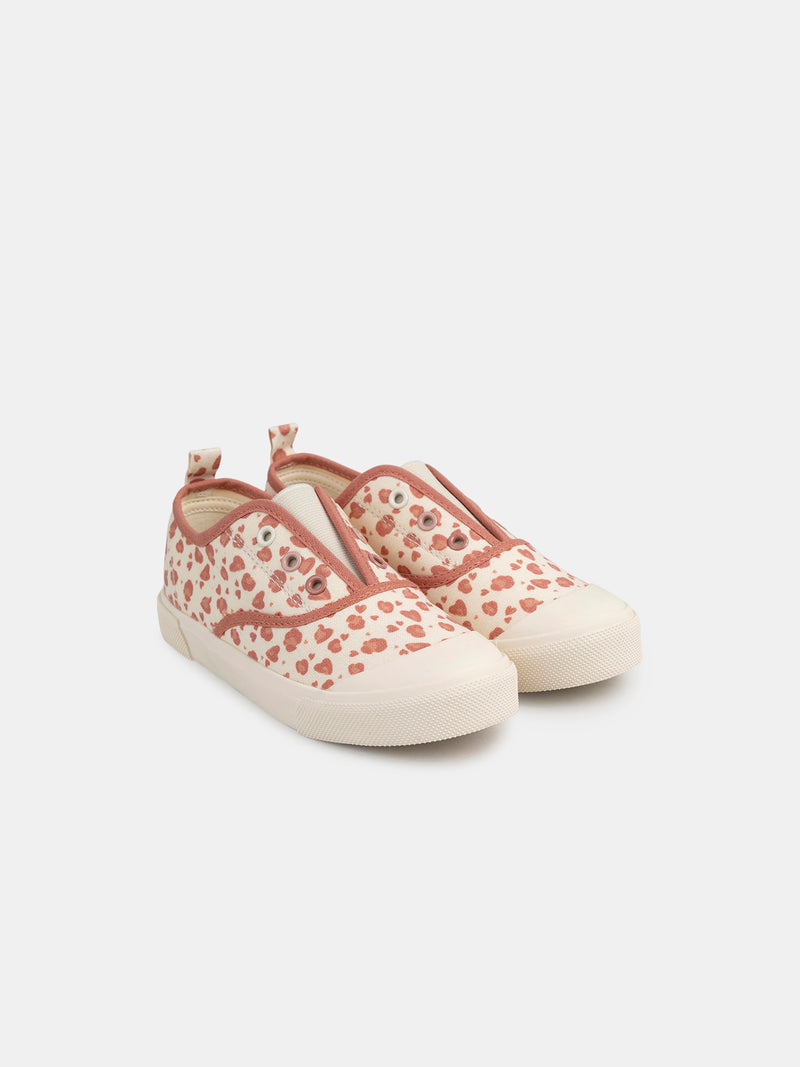 Leopardenmuster Leinwand Schuh