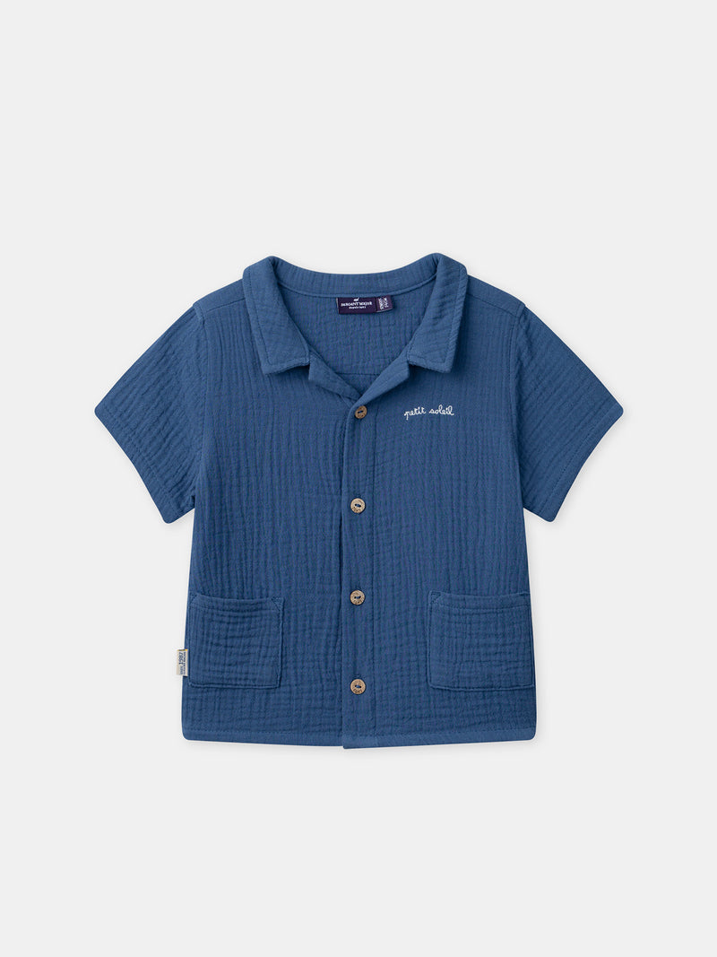 Tenue de Bébé Garçon : Bleu d'été - 3