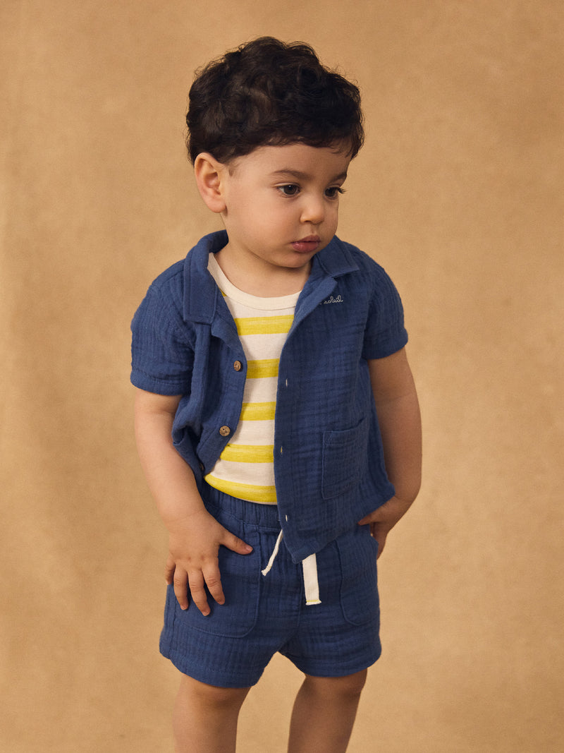 Tenue de Bébé Garçon : Bleu d'été - 2