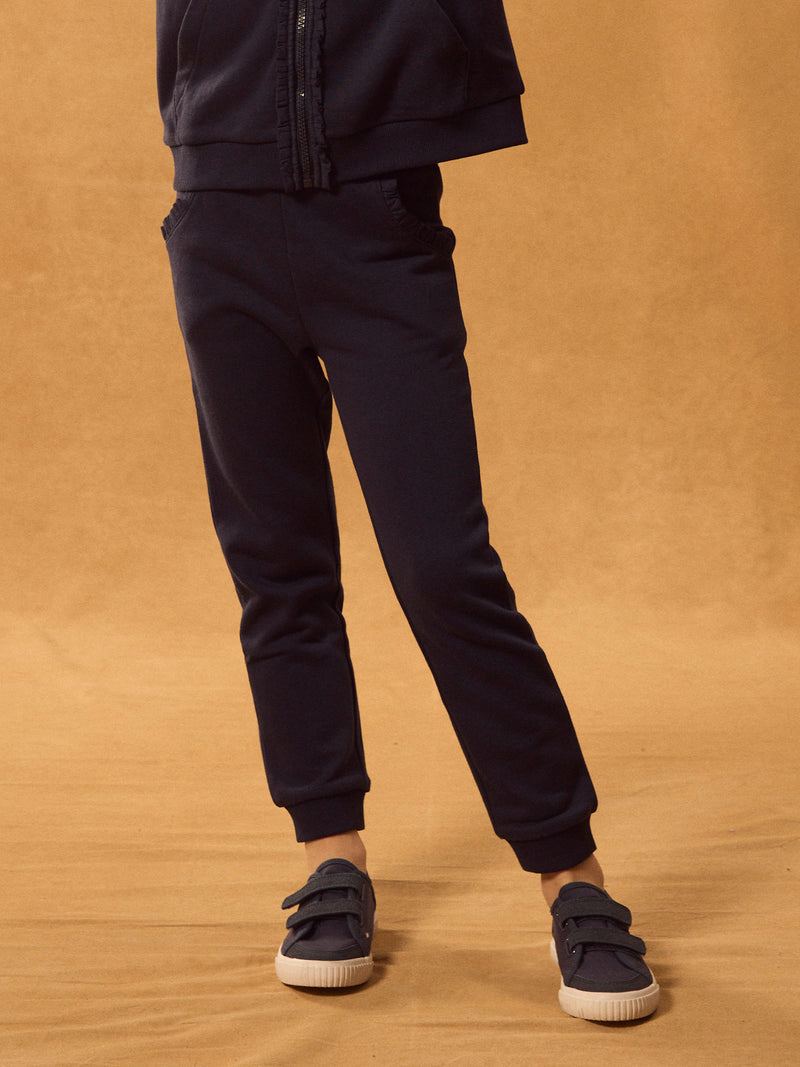 Jogging bleu marine Fille