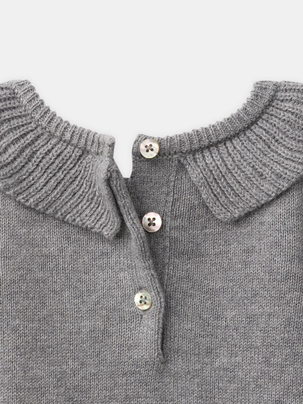 Ensemble pull et pantalon gris Naissance Fille