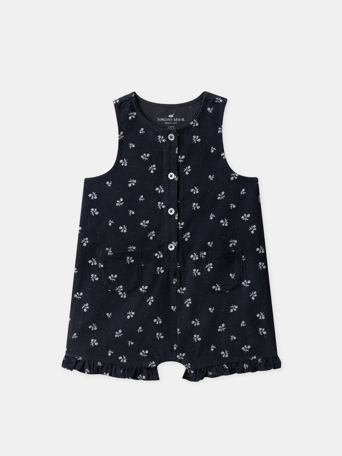 Ensemble Latzhose + Body + Strumpfhosen Geburt Mädchen