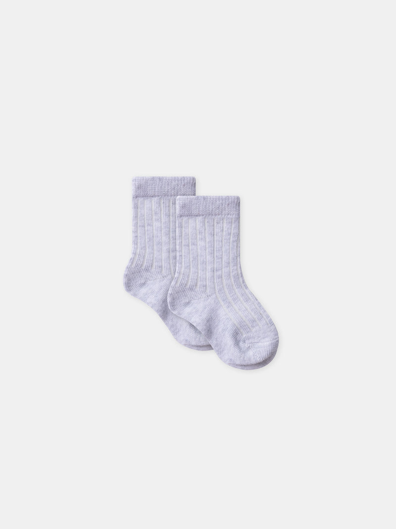 Ensemble tricot brassière + pantalon + chaussettes Naissance Mixte