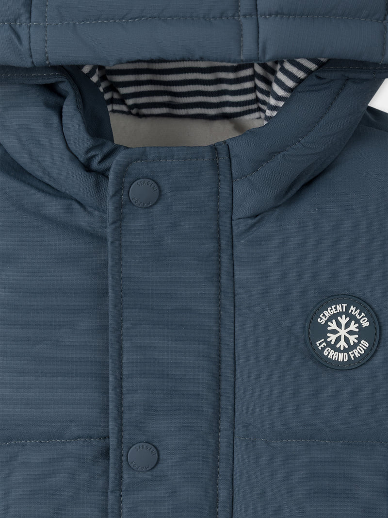 Blaue Steppjacke für Baby Jungen