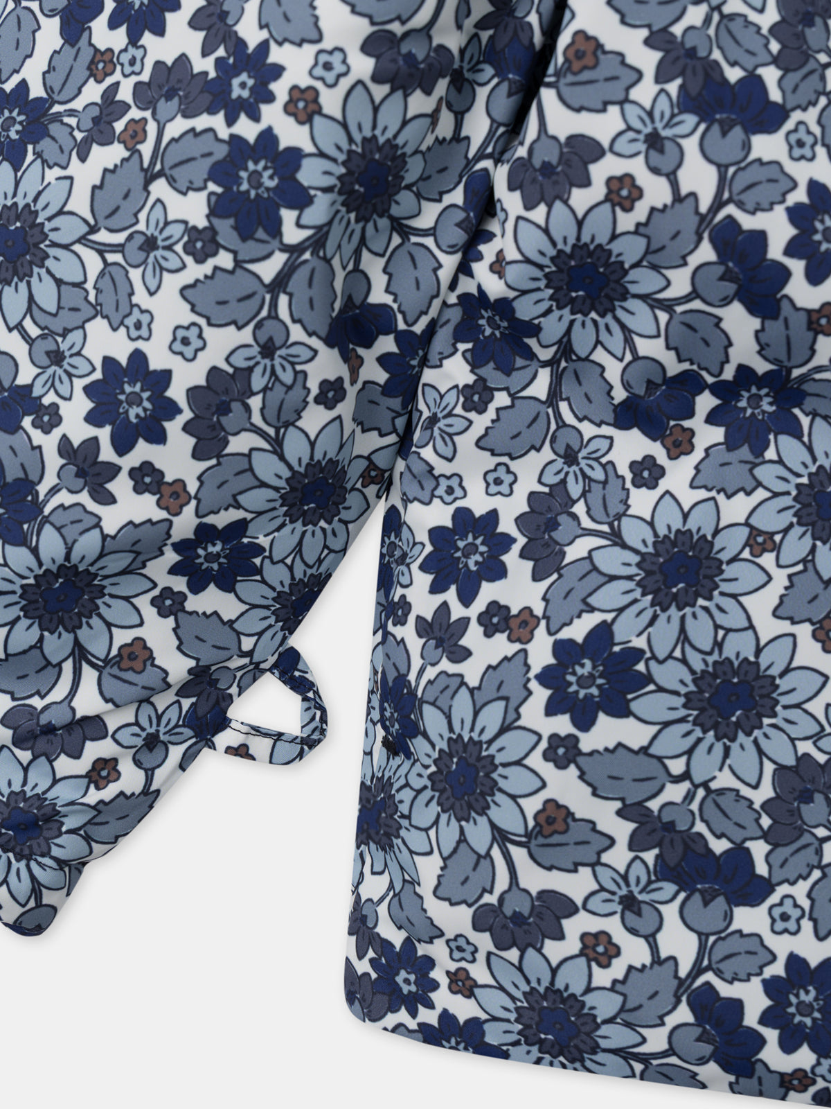 3-in-1-marineblau-Glitzer-Parka für Mädchen