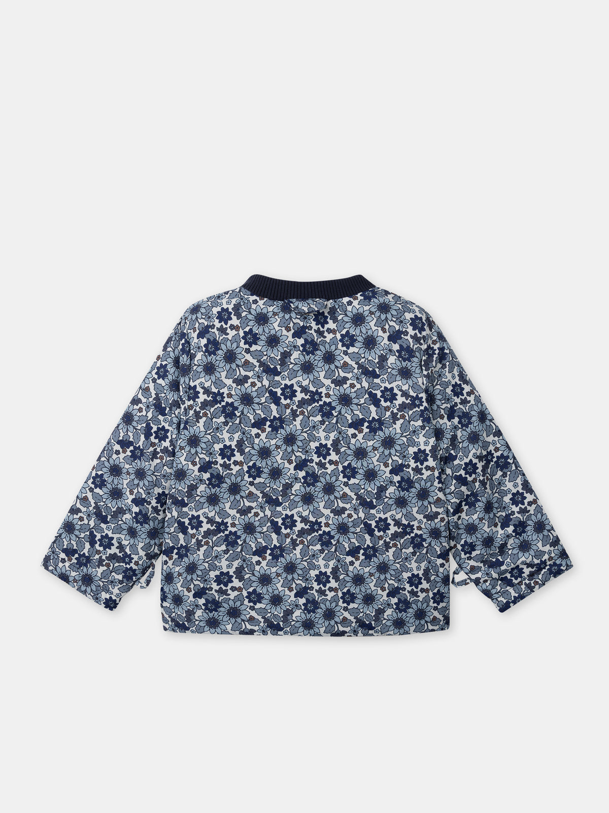 3-in-1-marineblau-Glitzer-Parka für Mädchen