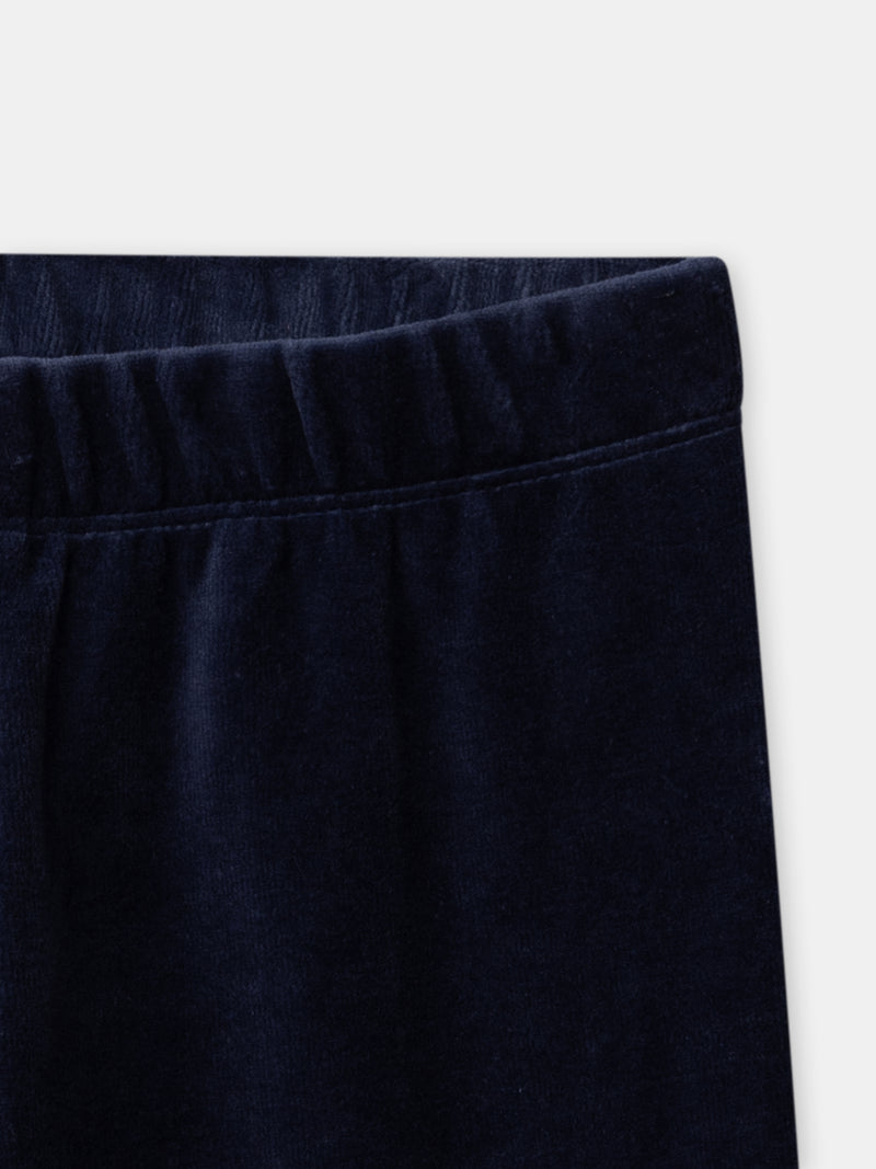 Pyjama écru et bleu marine ours Garçon