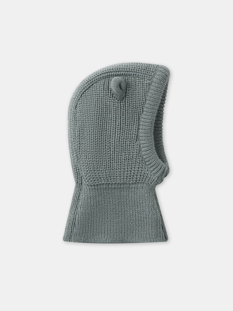 3D-Ohr-Mütze Grün Baby Mädchen