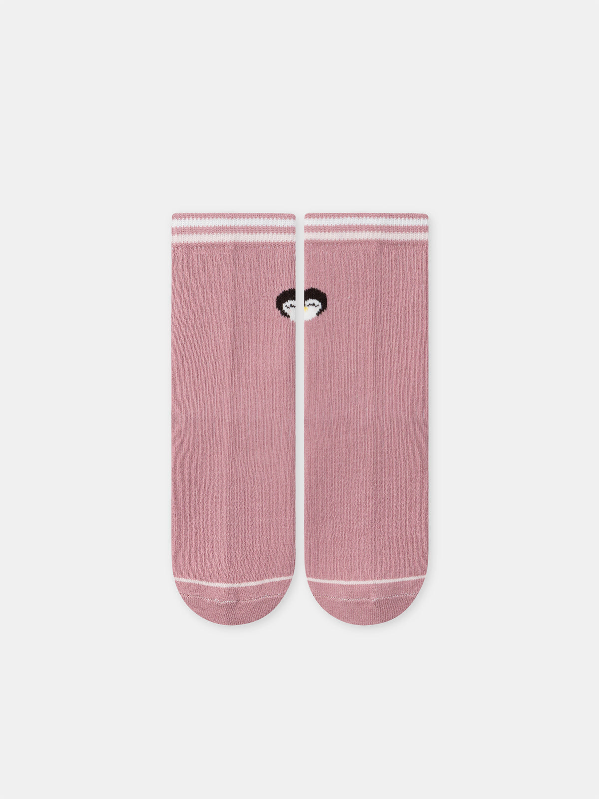 Lot de 5 chaussettes roses pingouins Fille